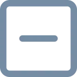 Minus Square SVG Icon
